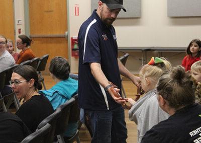 Assistant Professor Joseph Iacovazzi offers interactive wildlife biology presentation in Elmira